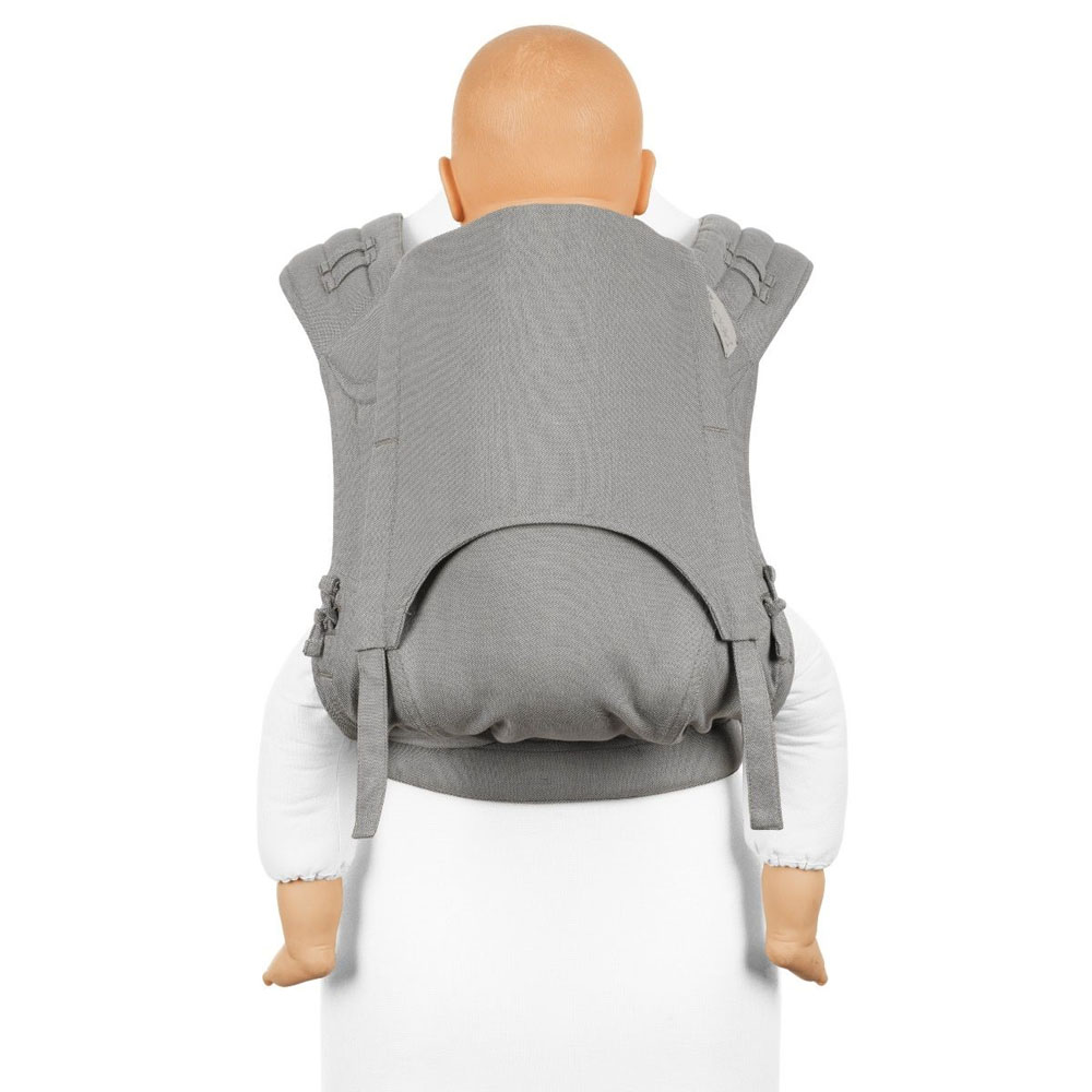 Fidella Flyclick Plus - Halfbuckle Bärsele - Chevron - Ljusgrå - Toddler