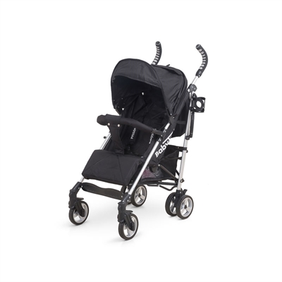 Babytrold Venus paraplyklapvogn sort