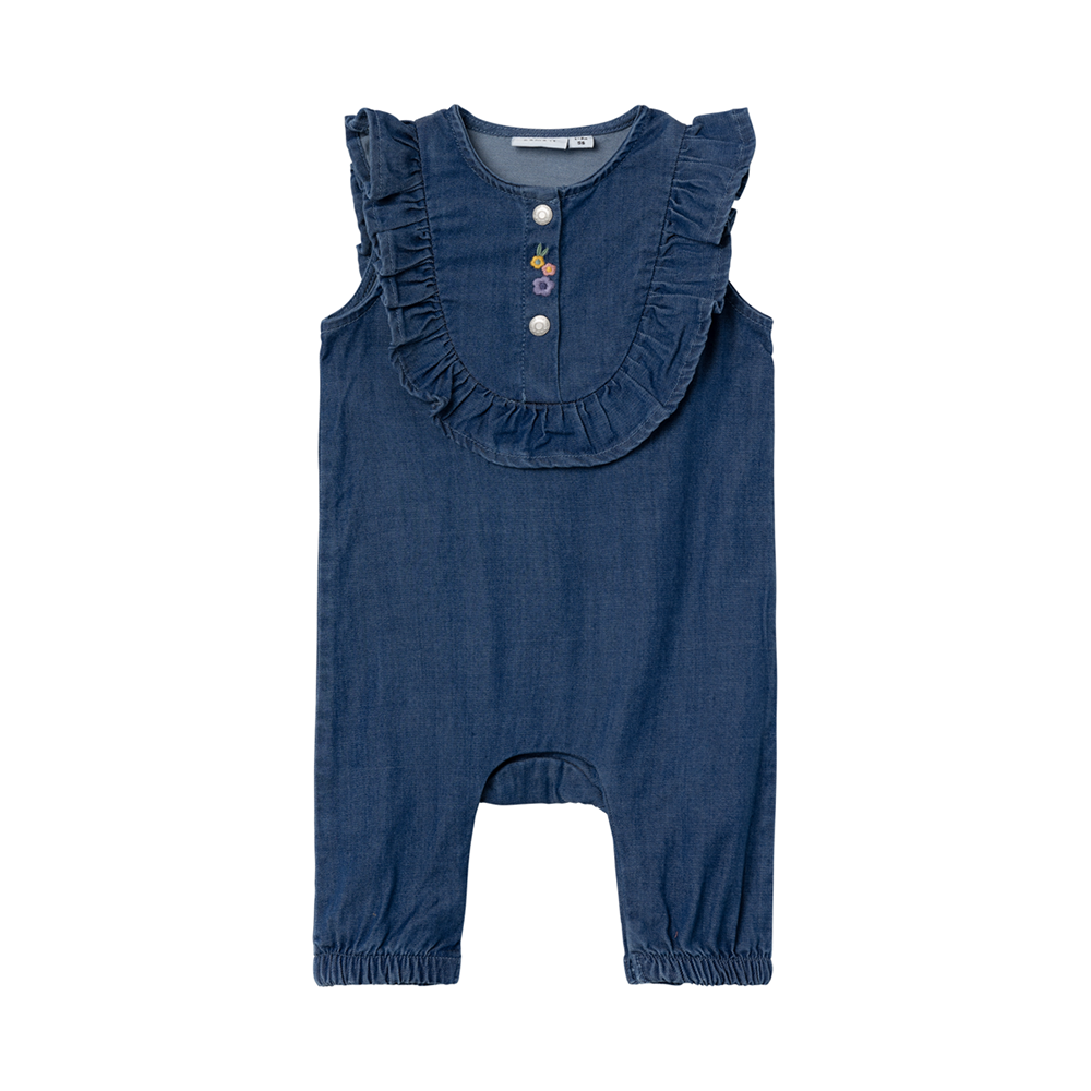 Name It Hanna Denim Overall, Dark Blue Denim, Str. 74