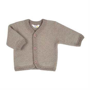 Joha Cardigan i ull, Sesame Melange