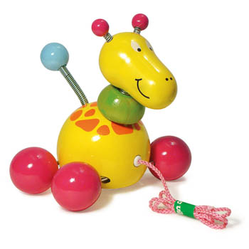 VILAC Dragleksak - Giraffe baby Paf