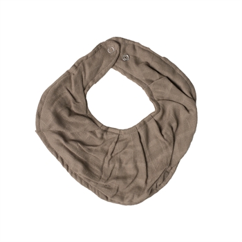 Markland Pure Muslin bandana Haklapp med tryckknapp, Khaki