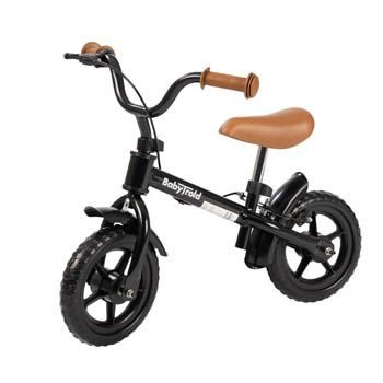 BabyTrold Balanscykel - Svart Brun