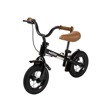 BabyTrold Balanscykel med lufthjul, Svart/Brun
