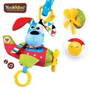 Yookidoo aktivitet leksak, leker flygplan - hund