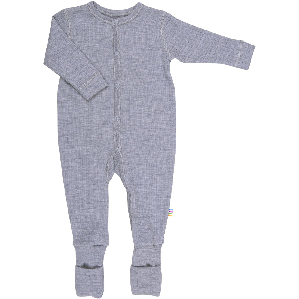 Joha Natdragt i uld, Light Grey Melange, Str. 80