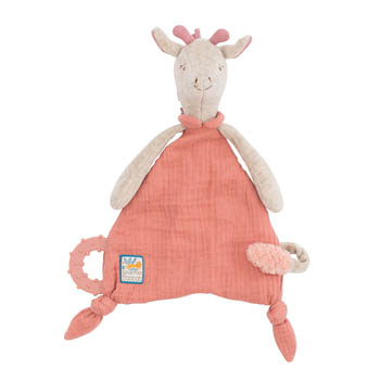 Moulin Roty - Nappduk med napphållare - Giraff