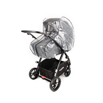 SunnyBaby, Regnskydd för barnvagn med dragkedja och skyddsklaff