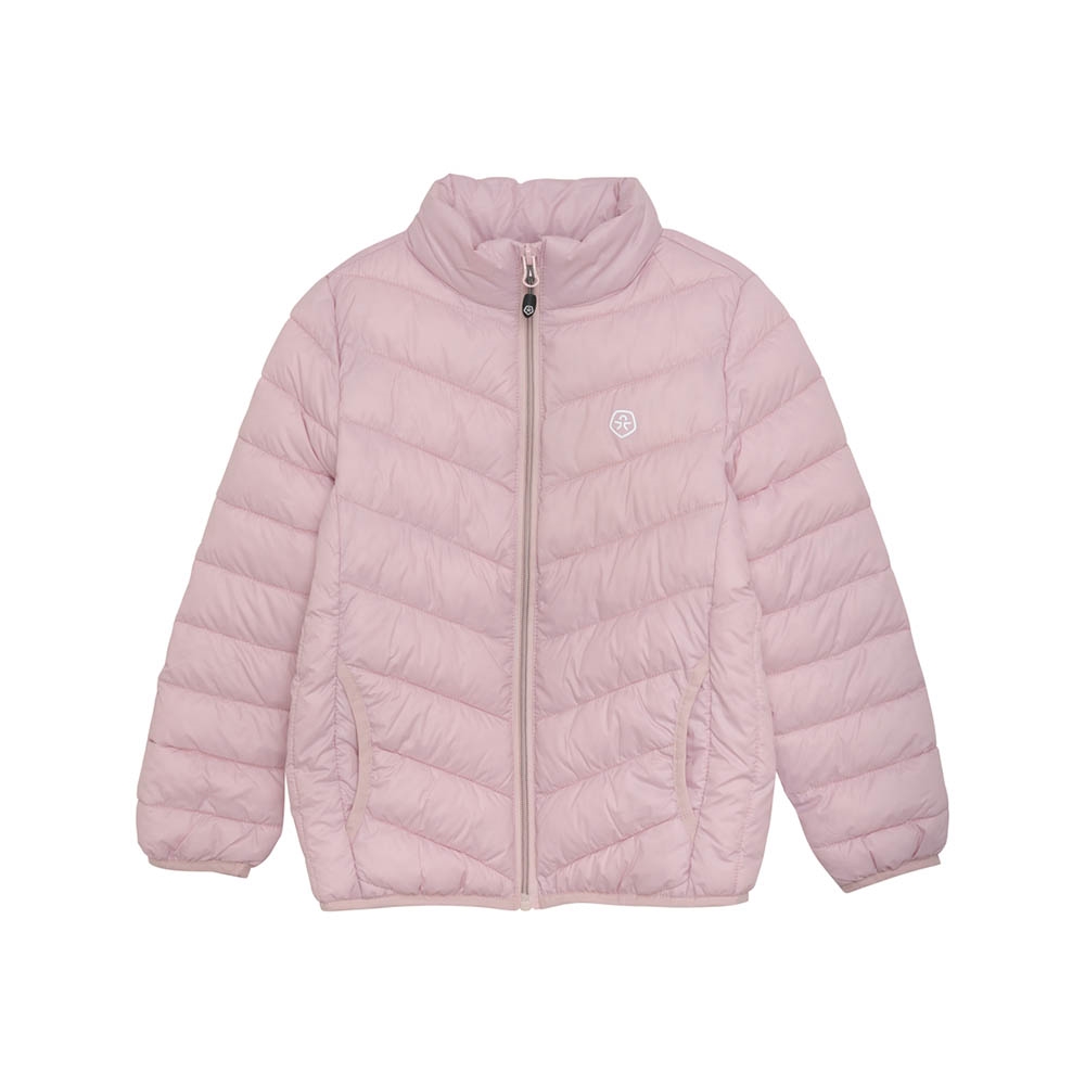 Color Kids Jacket Quilted Dunjakke, Bleached Mauve, Str. 98