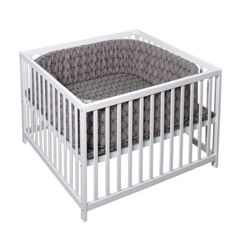 BabyTrold Lekhage 80 x 80 cm, Vit