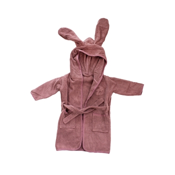 Markland Pure Muslin Robe, Dusty Rose