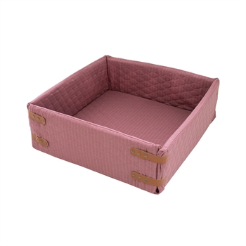 Markland Pure Musselin Bollhav/Aktivitetsmatta 80x80 cm, Dusty Rose