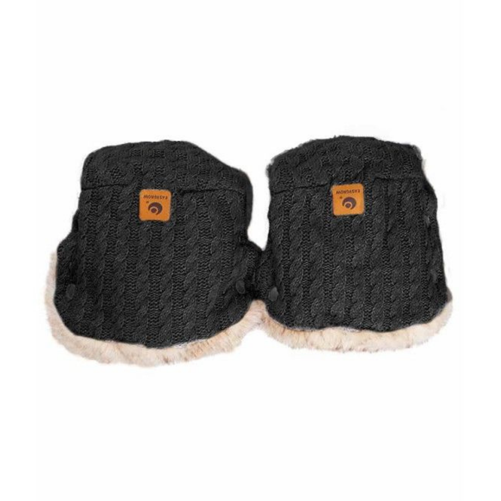 Easygrow Grandma Handmuffar, svart