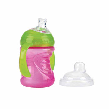 Nuby Drikkeflaske med håndtag - Pink