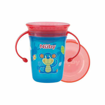 Nuby Drikkekop med håndtag - Blå