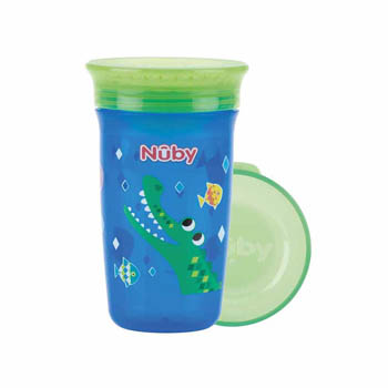 Nuby Drikkekop med print - Blå