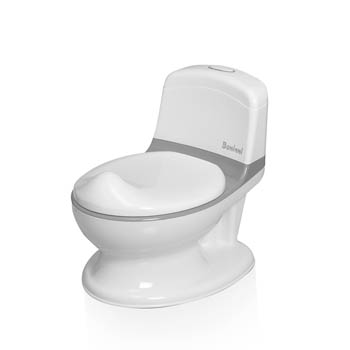 Baninni Toalettränare Pippe Mini WC med ljud, Grå
