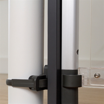 Safe & Care SafeGate Stair Flex installationssystem, mörkgrå