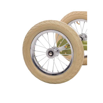Trybike Hjulsats - från två till tre hjul, Vit