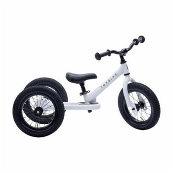 Trybike Balanscykel - tre hjul, Vit