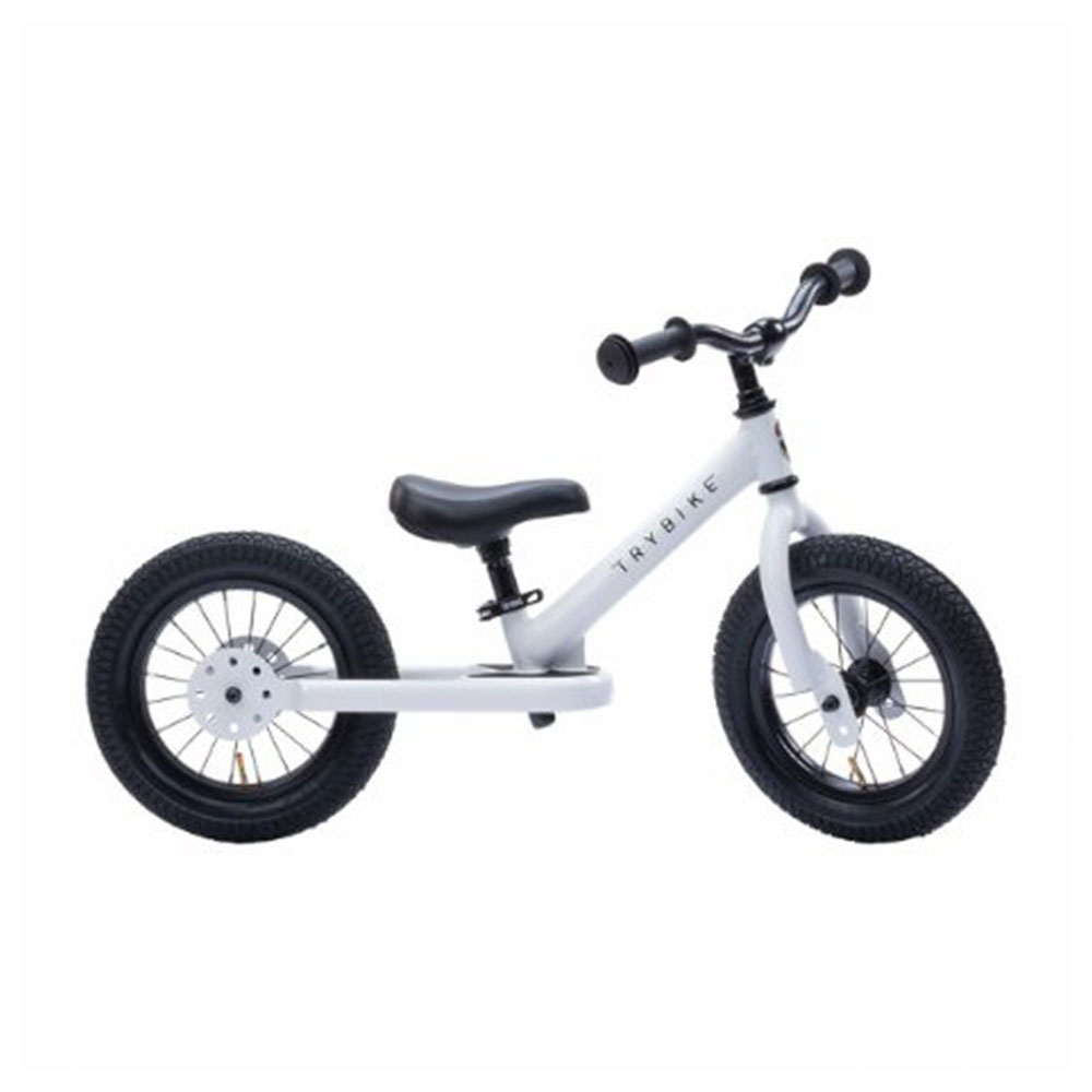 Trybike Balanscykel - två hjul, Vit