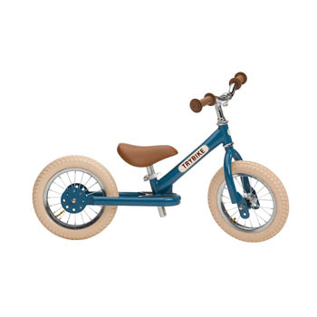 Trybike Balanscykel - två hjul, Vintage blå