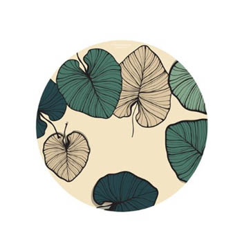 Everleigh and me - Splat Mat - golvskydd modell Leaves