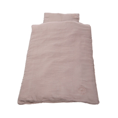 Markland Pure Muslin Junior sängkläder 100x130, Grå