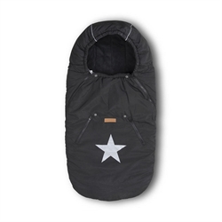 Babytrold kørepose STAR i sort farve