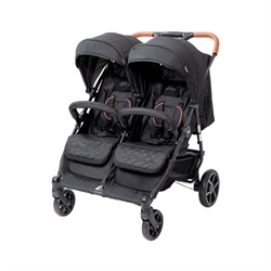 BabyTrold OS2 Tvillingsulky, Svart
