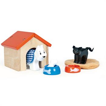 Le Toy Van, Dollhouse Pet Set, Hund och Katt