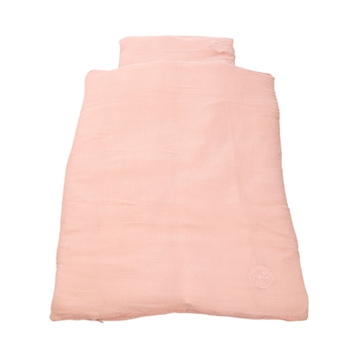 Markland Pure Muslin Junior sängkläder 100x130, Rosa